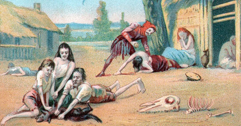 Récit de cannibalisme en France lors de la grande famine du XIe siècle