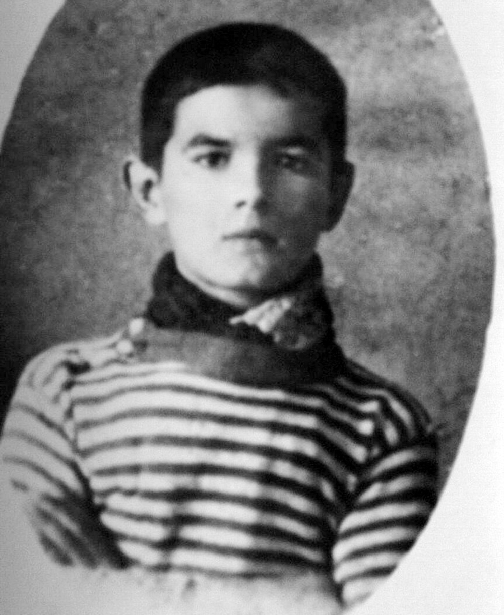 Portrait de Désiré Bianco, plus jeune poilu mort pour la France à l'âge de 13 ans