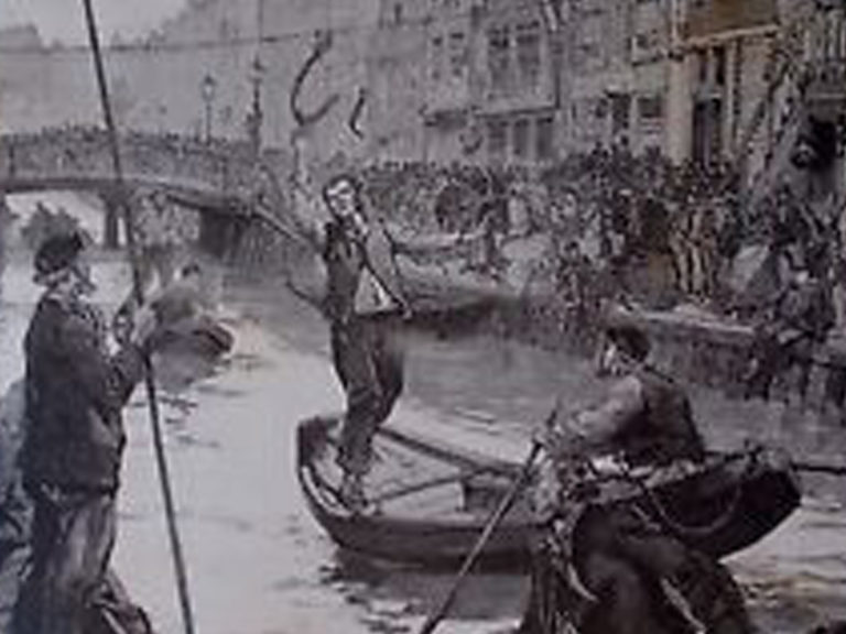 25 juillet 1886 : 26 morts à Amsterdam à cause du « jeu de l’anguille » !
