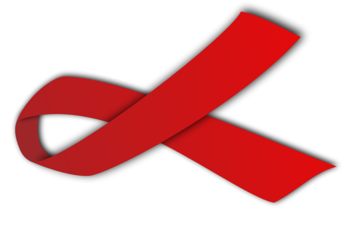 Le ruban rouge est le symbole de la lutte contre le sida.