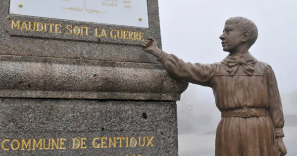 « Maudite soit la guerre » – Les (rares) monuments aux morts pacifistes en France