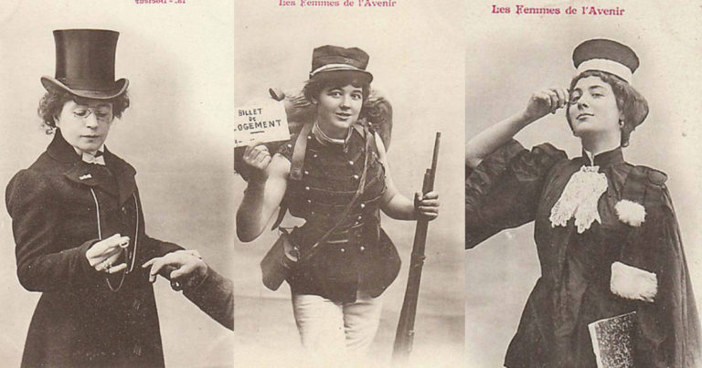 Les femmes de l’avenir (1902) : photos imaginant les femmes dans des métiers d’hommes