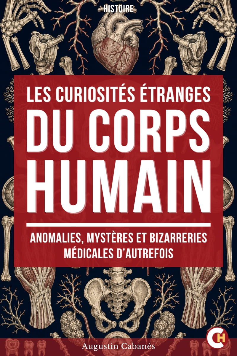 Couverture de l’ebook Les Curiosités étranges du corps humain d’Augustin Cabanès.